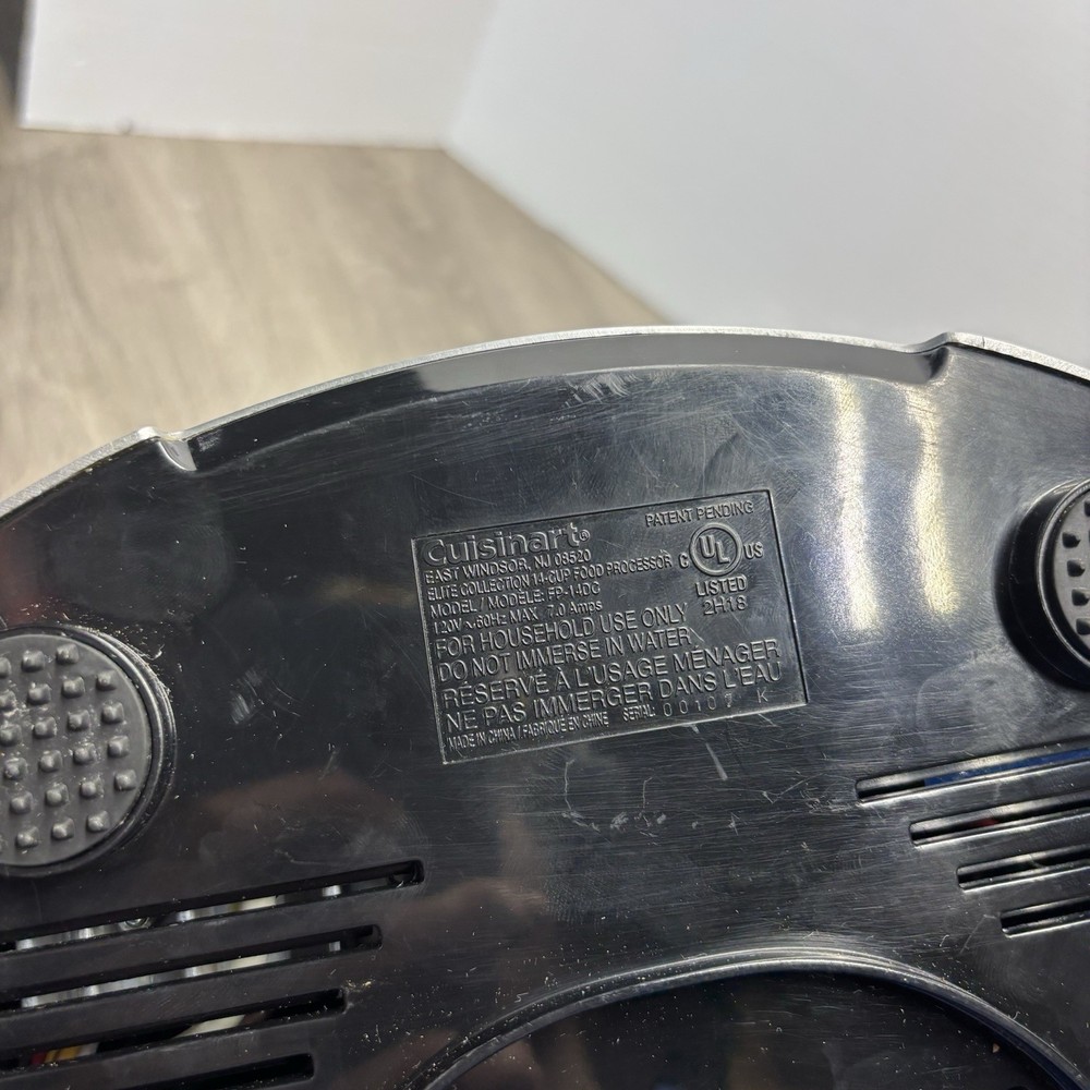 Cuisinart FP-14DC Food Processor Motor Base Only Replacement Part OEM Tested EUC