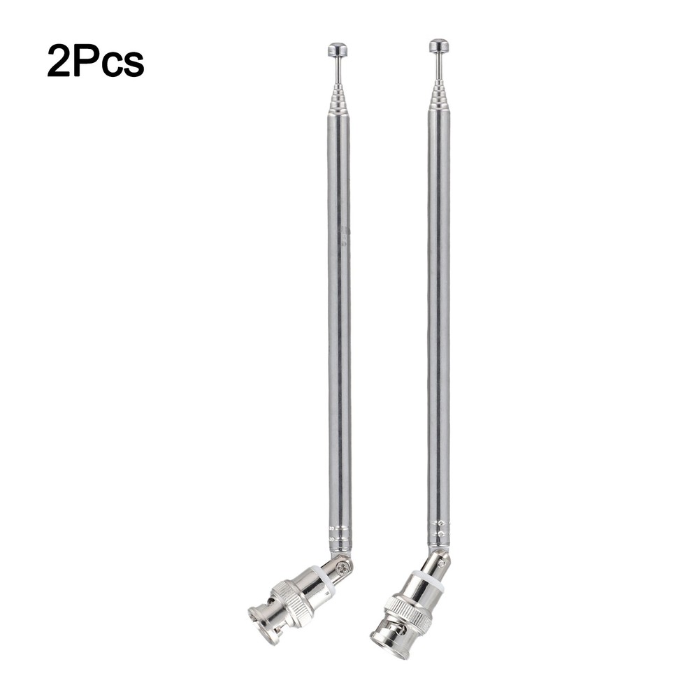 Exceptional Telescopic BNC Antenna 7 Sections AM FM UHF VHF Compatibility