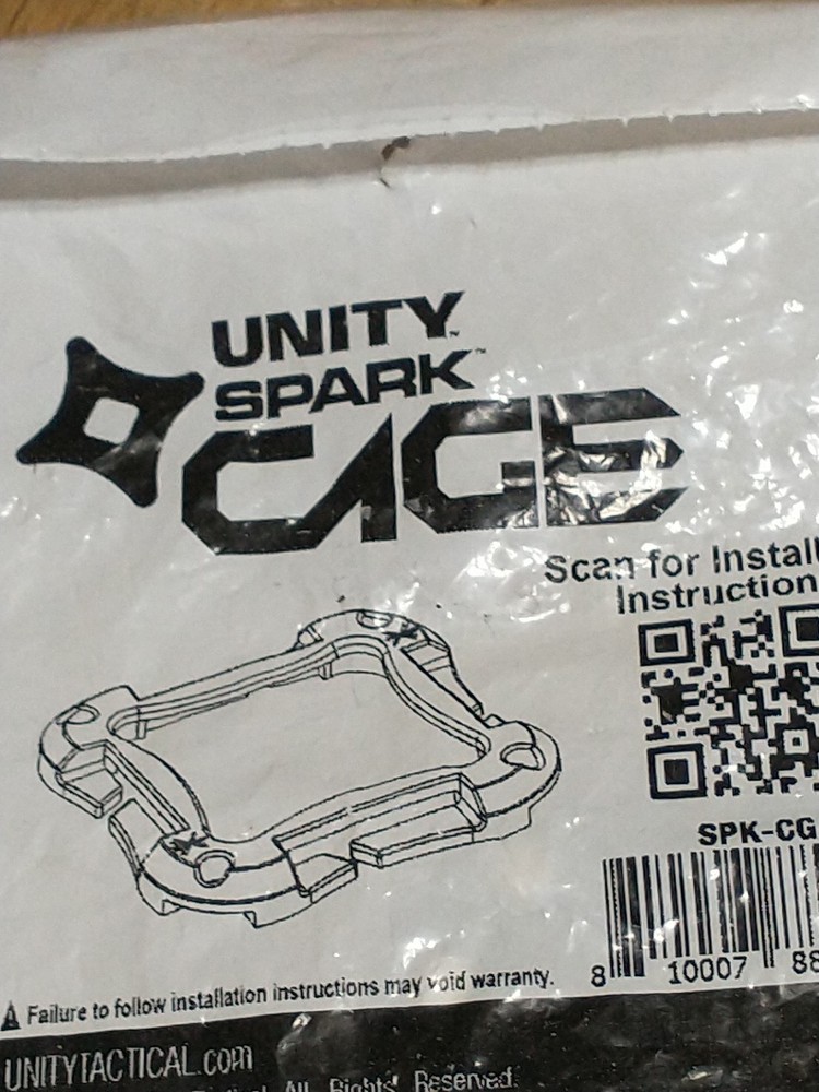 Unity Spark Black Mounting Cage - SPK-CG MAGNETIC NIP