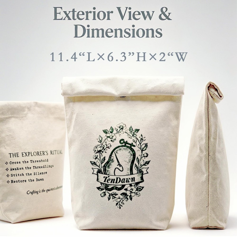 TenDawn Beginner Embroidery Stitch 6x5.5 inches, Basic & Intermediate Kit