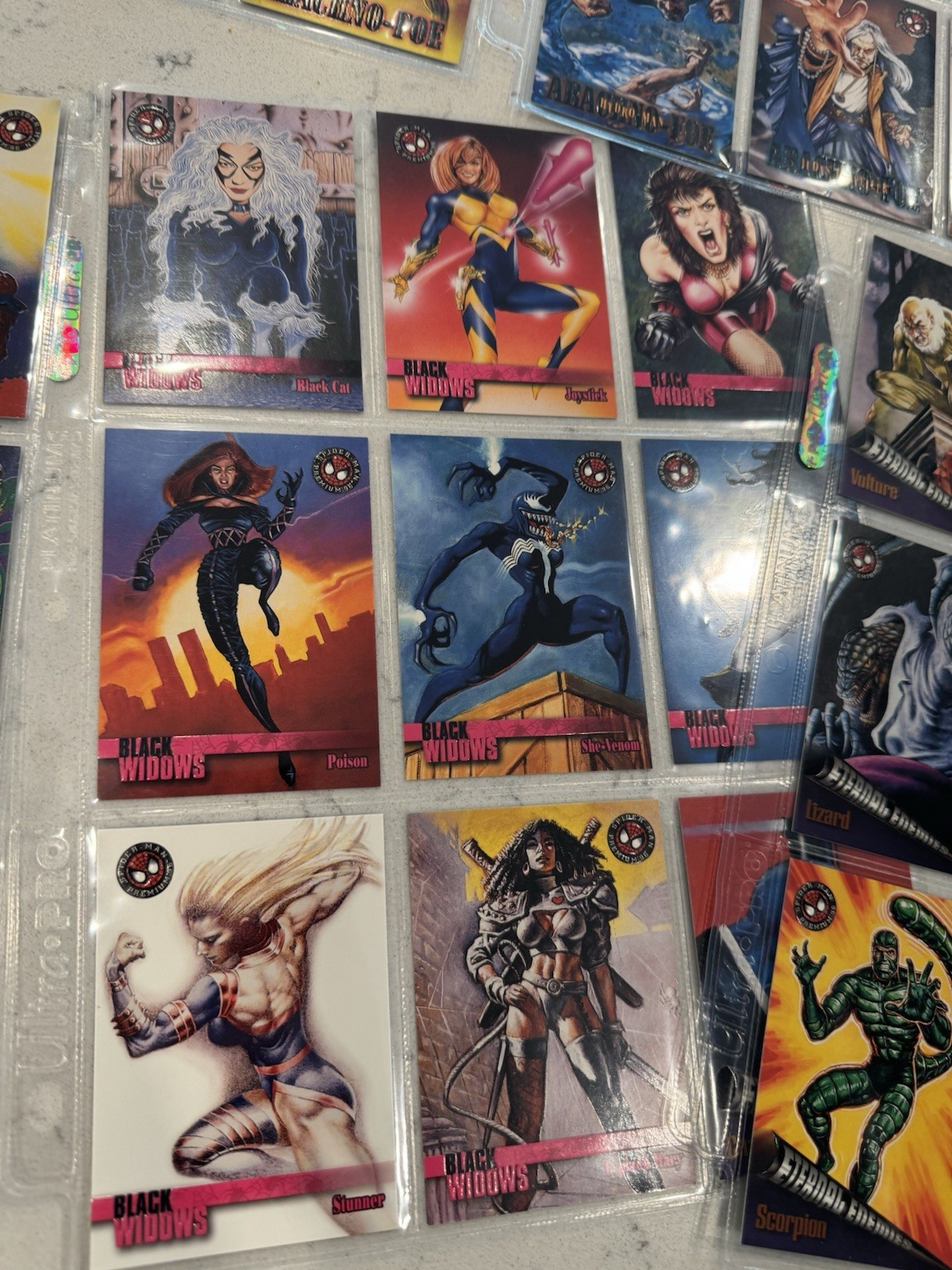 1996 Skybox Marvel Spider-Man Premium - Complete 100 Card Set