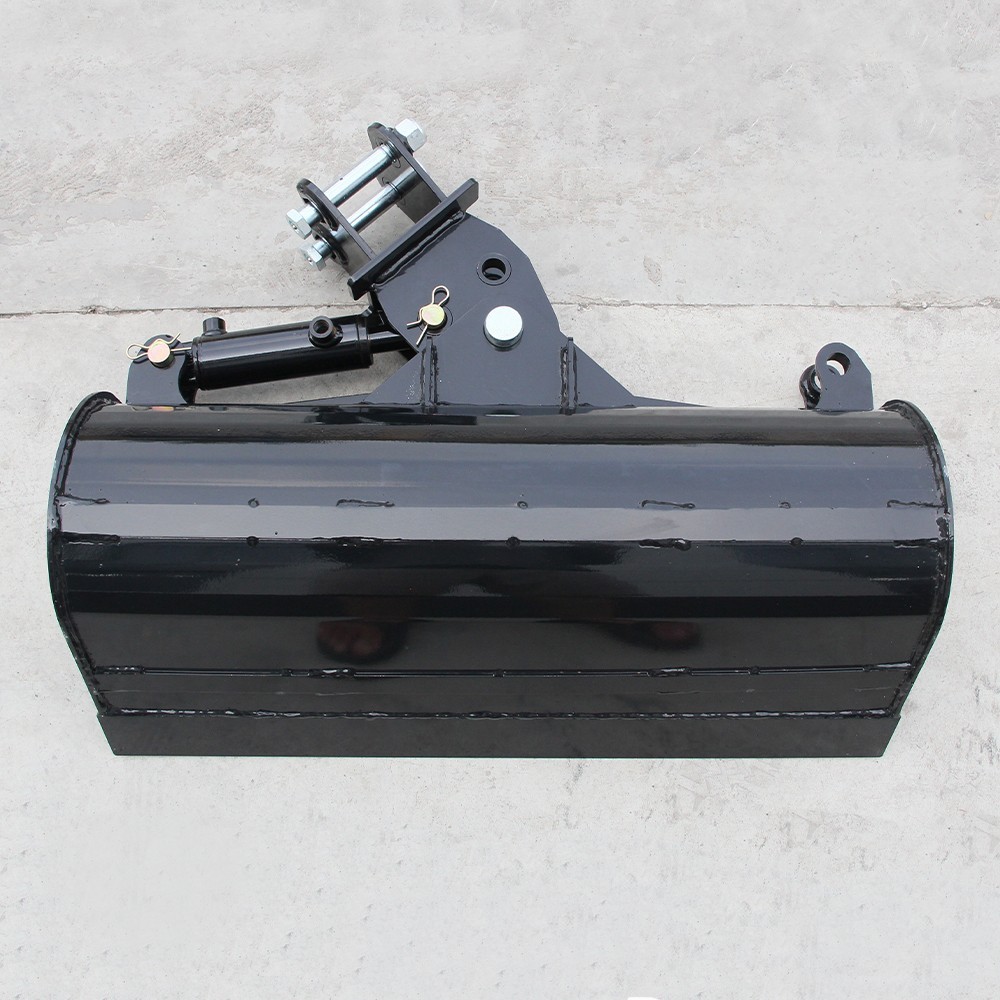 FREE SHIPPING NEW 800mm Tilting bucket Attachment For 0.8-1.5 Ton Mini Excavator