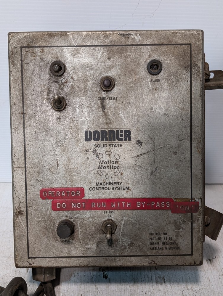 Dorner 44-01 control box, Solid State Operator, Motion Monitor
