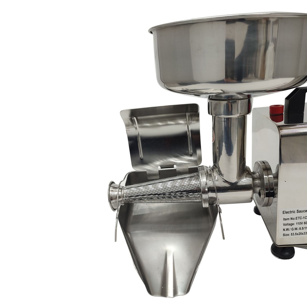 110V Electric Tomato Strainer Milling Strain Press Machine Sauce Macking