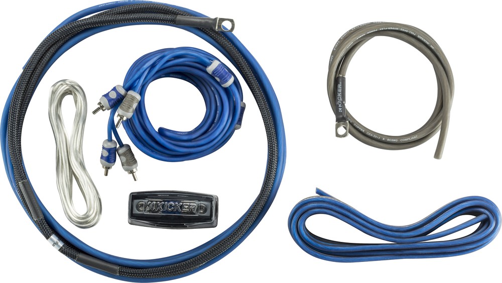 Kicker 46CK8 8 AWG Amp Kit w/ RCA