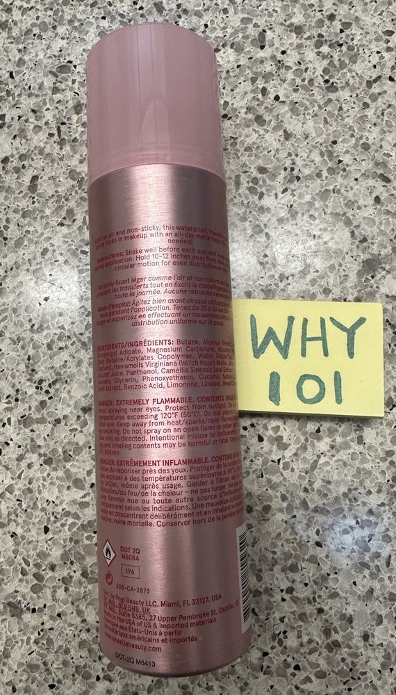 ONE/SIZE On 'Til Dawn Mattifying Waterproof Setting Spray 3.4oz/143mL SEALED