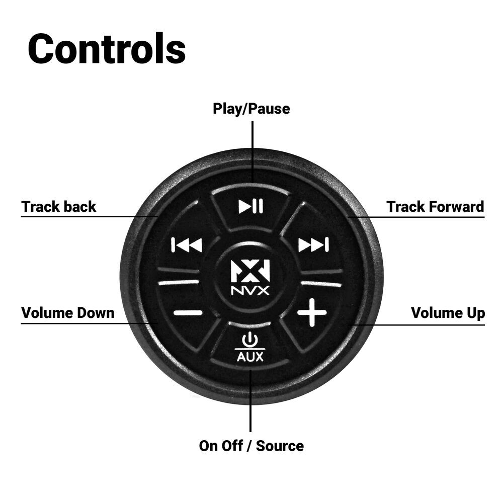 Open Box, Great - NVX XUBT4 | Universal Audio Marine Receiver for Vehicles