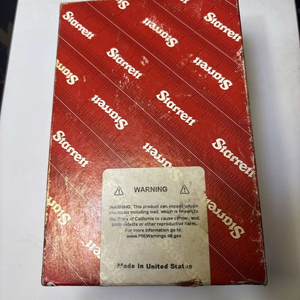 Starrett 25-441J Dial Drop Indicator: 1" Range, 0-100 Reading