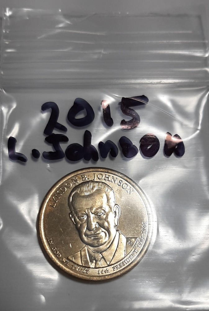 2015 –D Pres. Lynden Johnson Dollar.