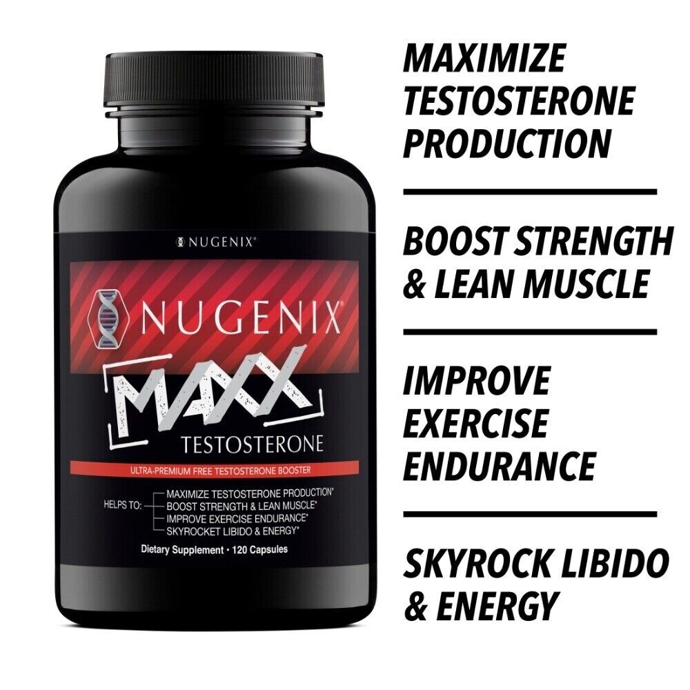 Nugenix Maxx Boost 120 Capsules - Enhanced Libido, Increased Strength & Lasting