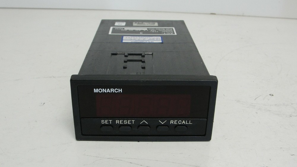 Monarch Instruments ACT-3 Digital Tachometer Panel Meter 115v