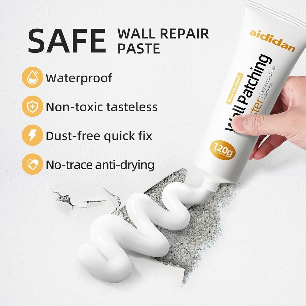 Ultimate 2-Piece Drywall Repair Patch Kit – Strong Adhesion & Quick Application