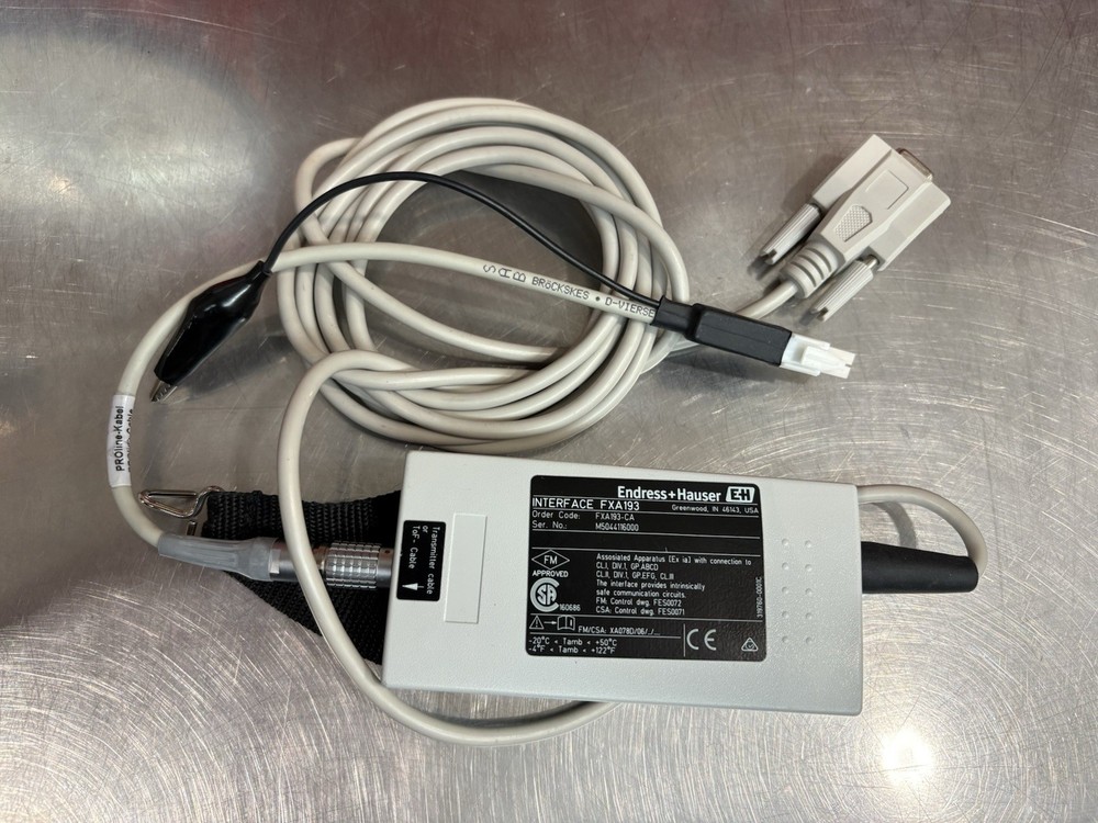 ENDRESS HAUSER INTERFACE FXA193-A With RS 232