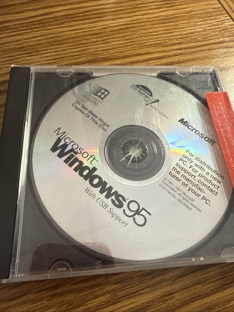 Microsoft Windows 95 Second Edition Installation CD ~ Disc Only