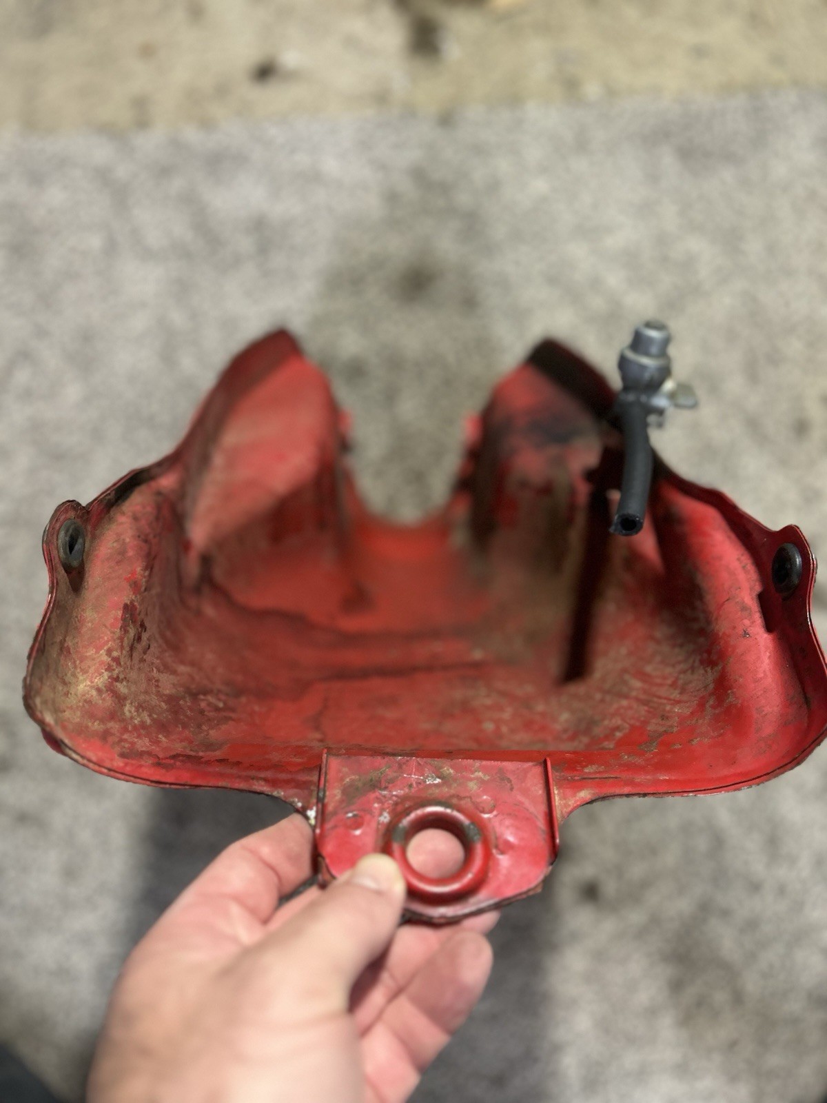 Honda Atc Big Red Oem Gas Fuel Tank 250es 1985 1986 86 85 87 250 Es Clean Inside