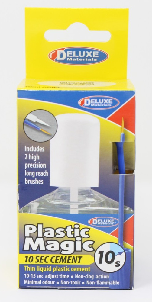 Deluxe Materials AD83 Plastic Magic 10 Sec Liquid Plastic Cement Model Glue
