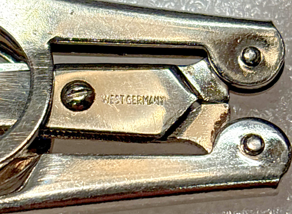 West Germany Folding Travel Scissors - Cut Nicely- Fold Easily -Clean and Sharp