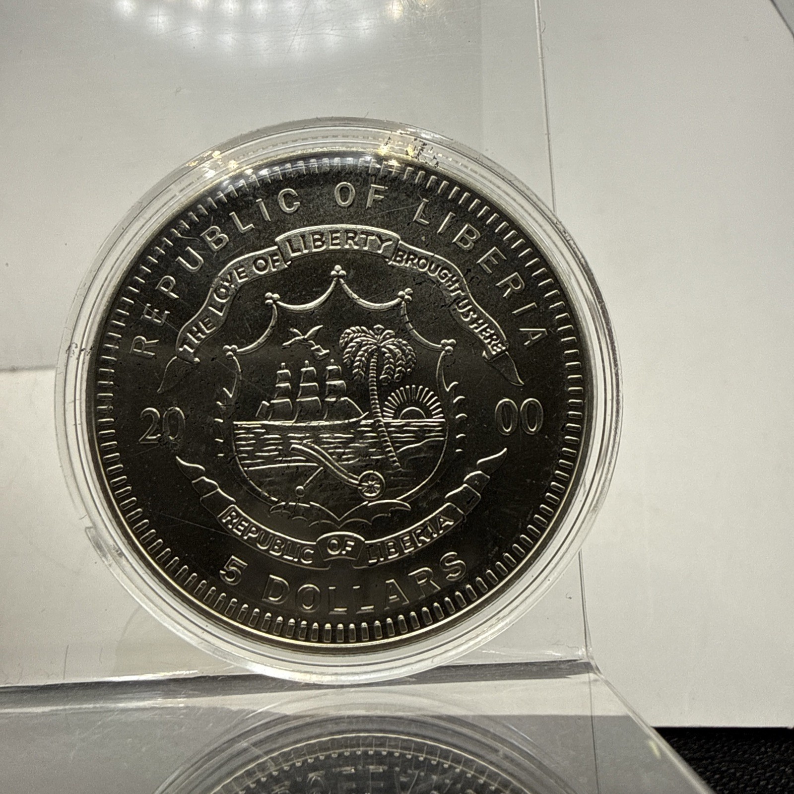 2000 REPUBLIC OF LIBERIA 5 DOLLARS Legends Of The Oceans Titanic 14658 American