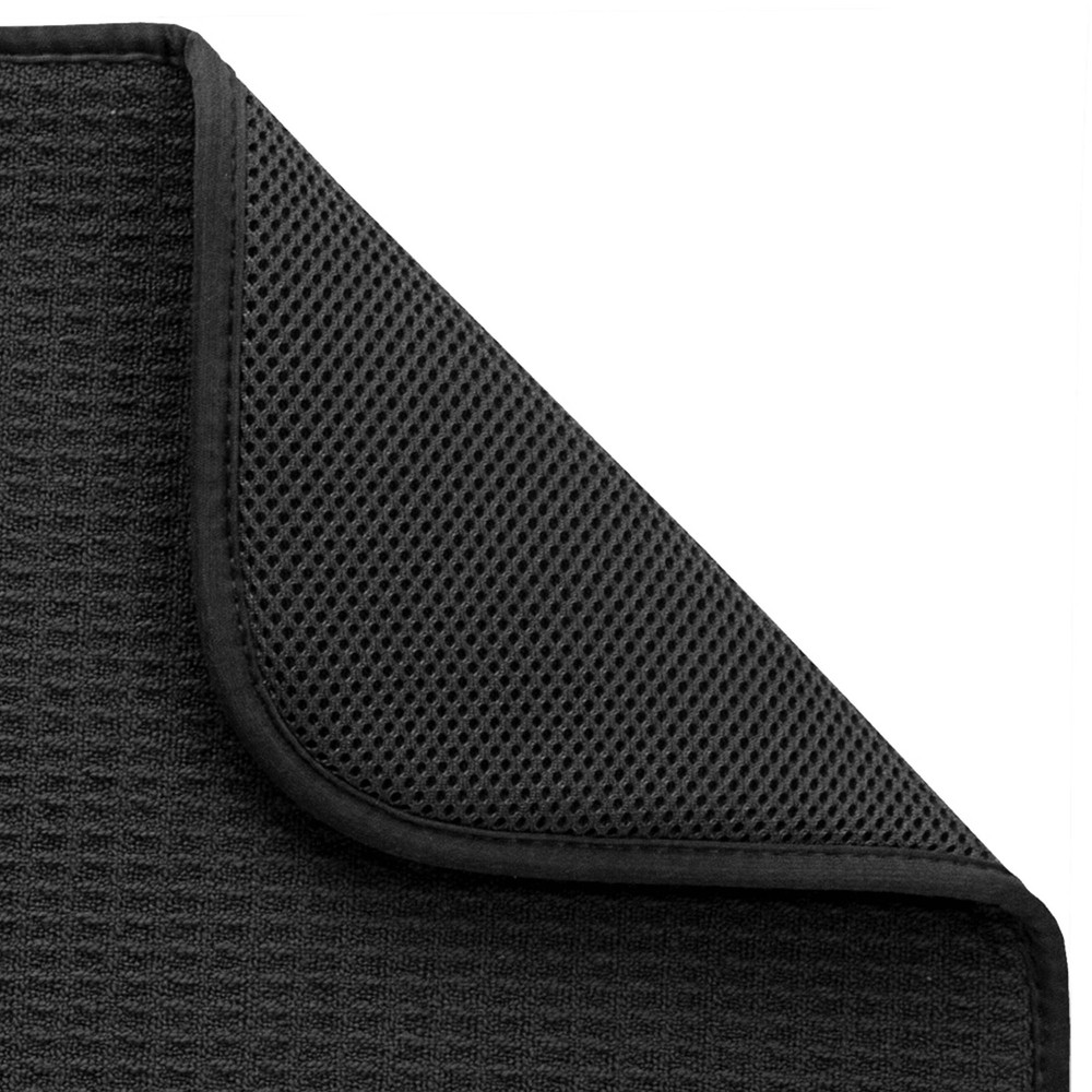 Mainstays Microfiber Dish Drying Mat Black