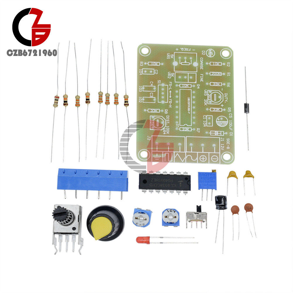 ICL8038 Monolithic Function Signal Generator Module Kit Sine Square Triangle