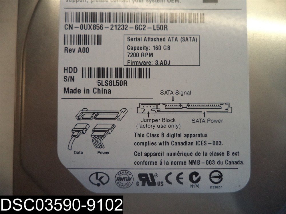 9BD-132-034 SeaGate Barracuda 7200.9 Hard Drive Disk