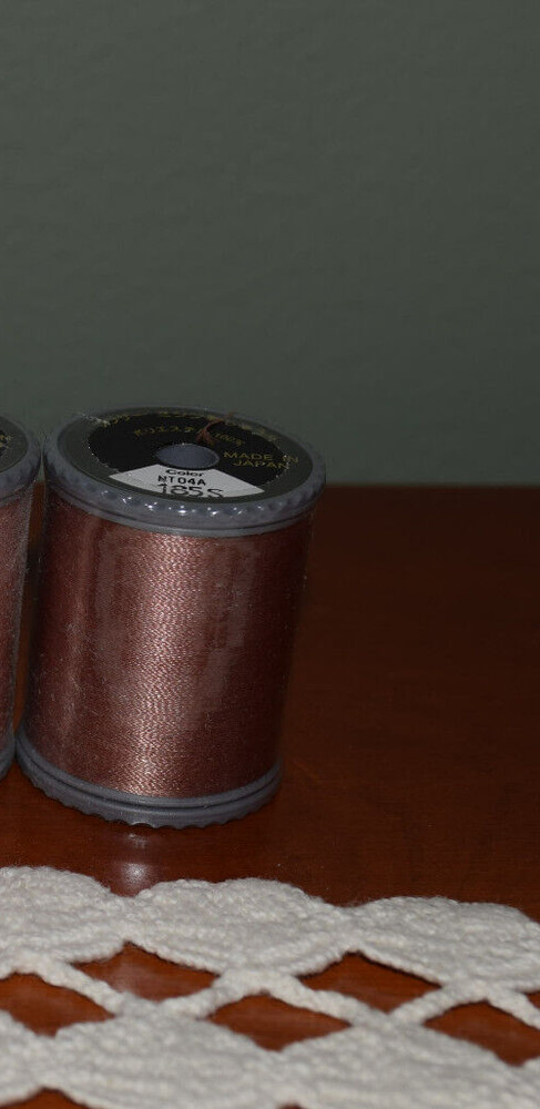 Polyester 50 Brother Embroidery Thread 185 Hightlight Coco 328 yards!
