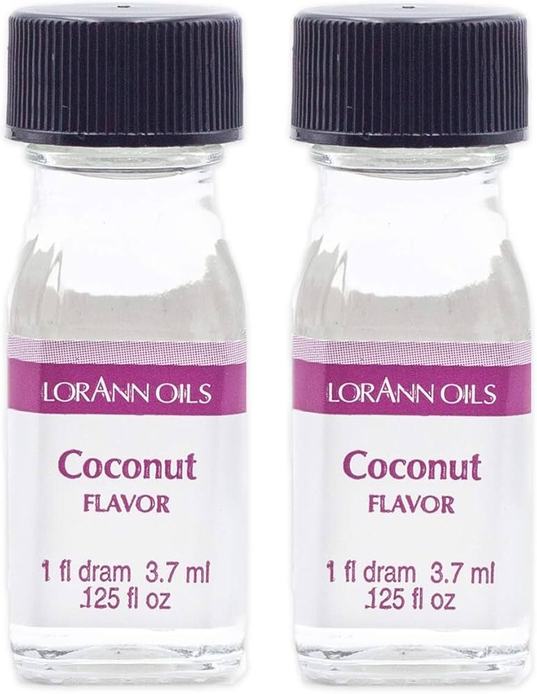 SM Lorann Oils Coconut Flavor 1 Dram - 2 Pack