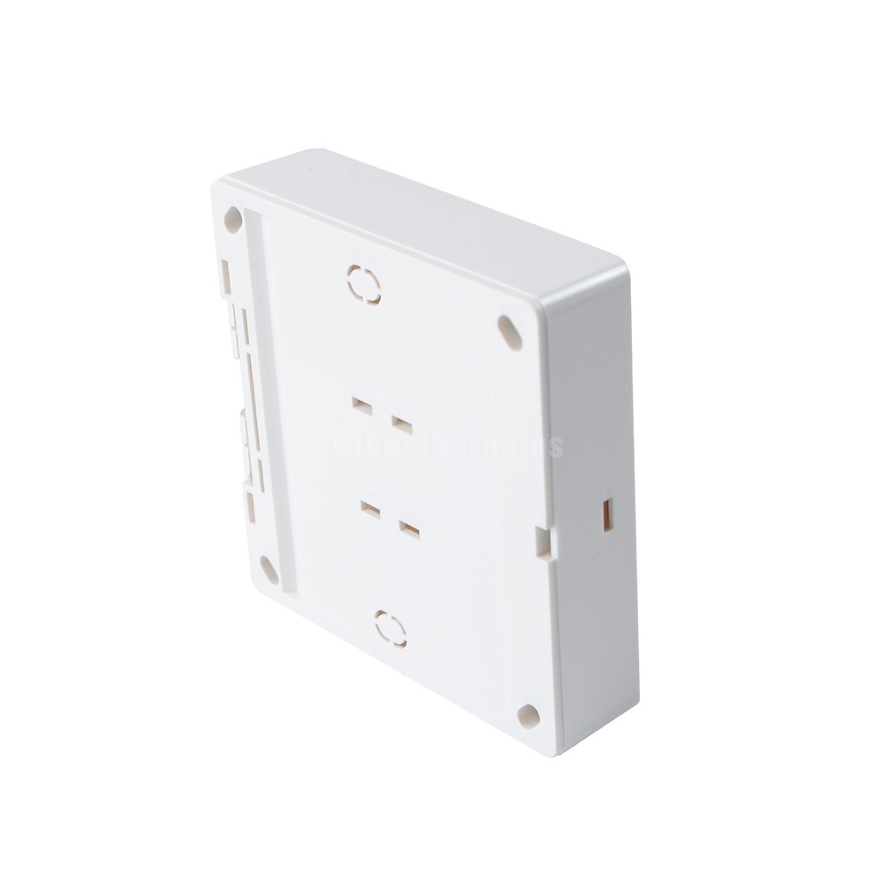 Push to Exit Button Release NO/NC/COM Door Switch Panel 86mmx86mm 36V 3A White