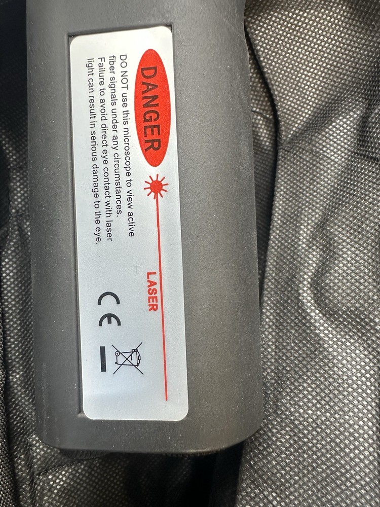 Handheld LED Fiber Optic Microscope Kit