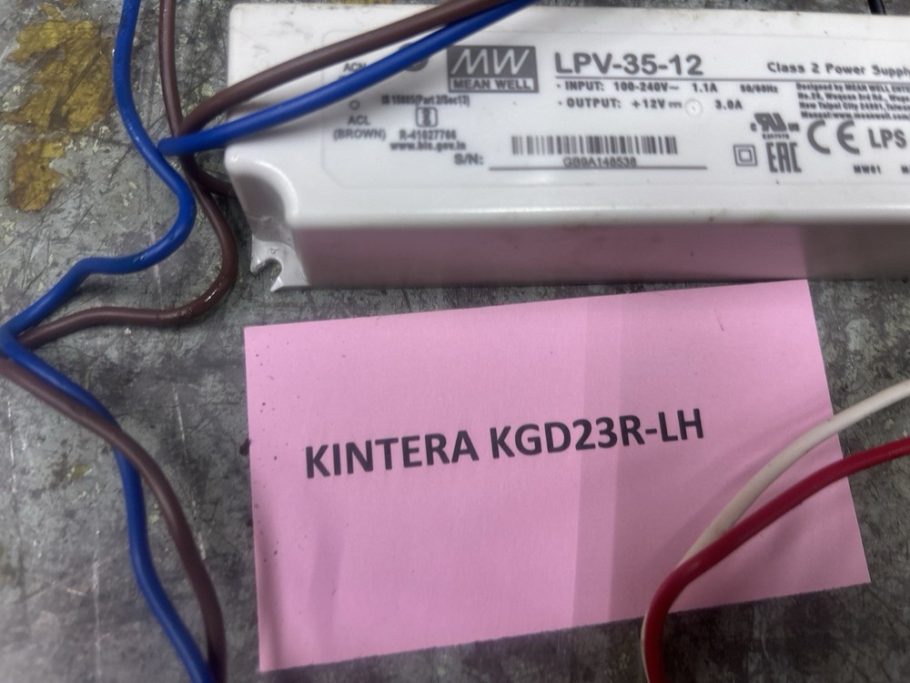 KINTERA REFRIGERATOR KGD23R-LH Light Module LPV-35-12