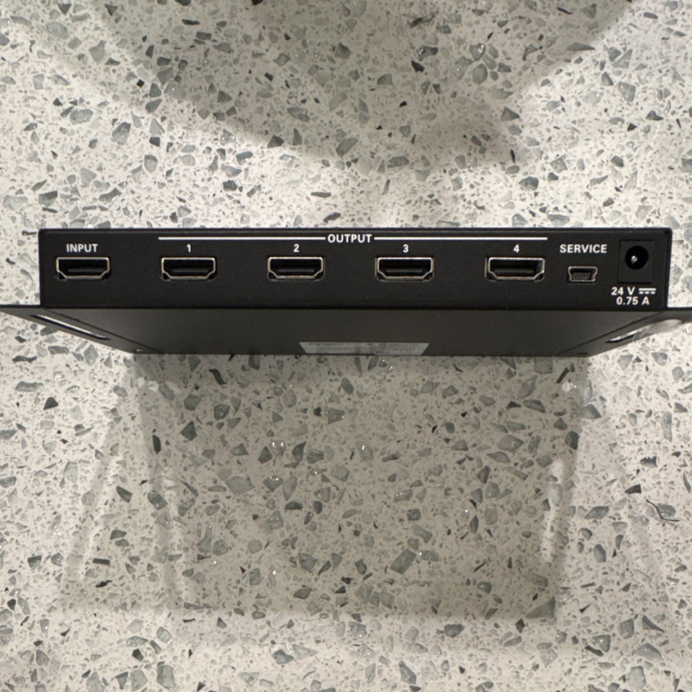 Crestron HD-DA4-4K-E HDMI Distribution Switcher 1x4 4K Console/Tabletop