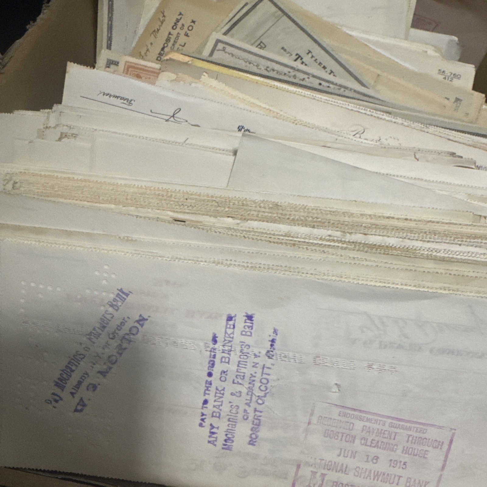 🚨‼️🔔Lot Of 10 X old vintage checks RANDOM PULL 1900’s ONLY!!🚨‼️🔔