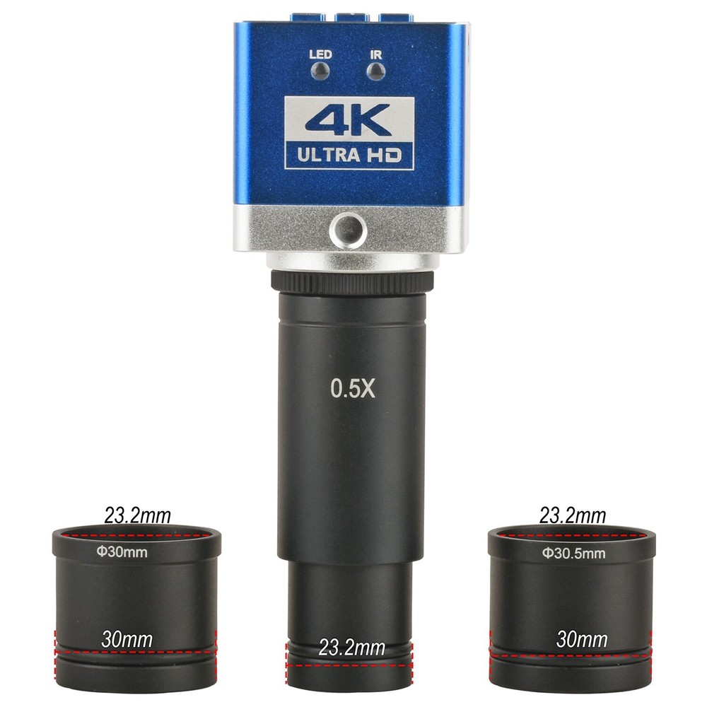 KOPPACE 4K HD Microscope Electronic Eyepiece, 23.2-30 & 30.5mm Interfaces