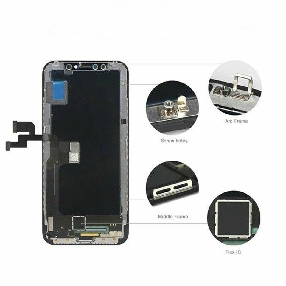 For iPhone X LCD Display Touch Screen Replacement Digitizer Assembly Screen Tool