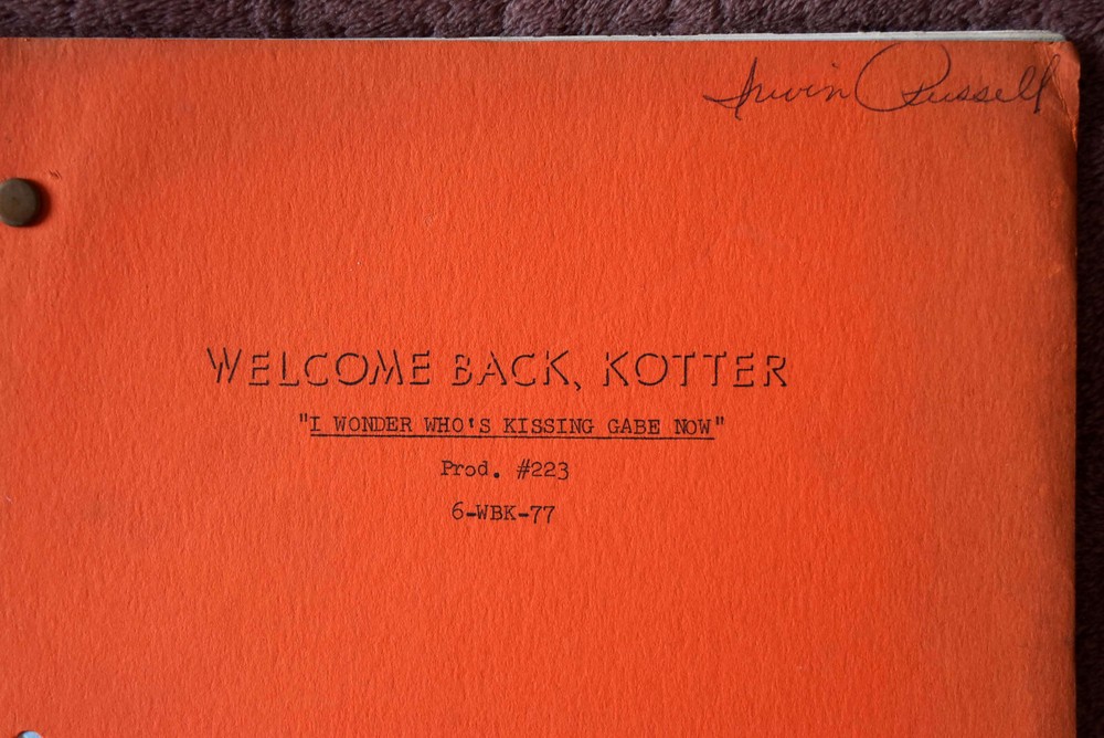 1977 Welcome Back Kotter Original Final Draft Script Screenplay