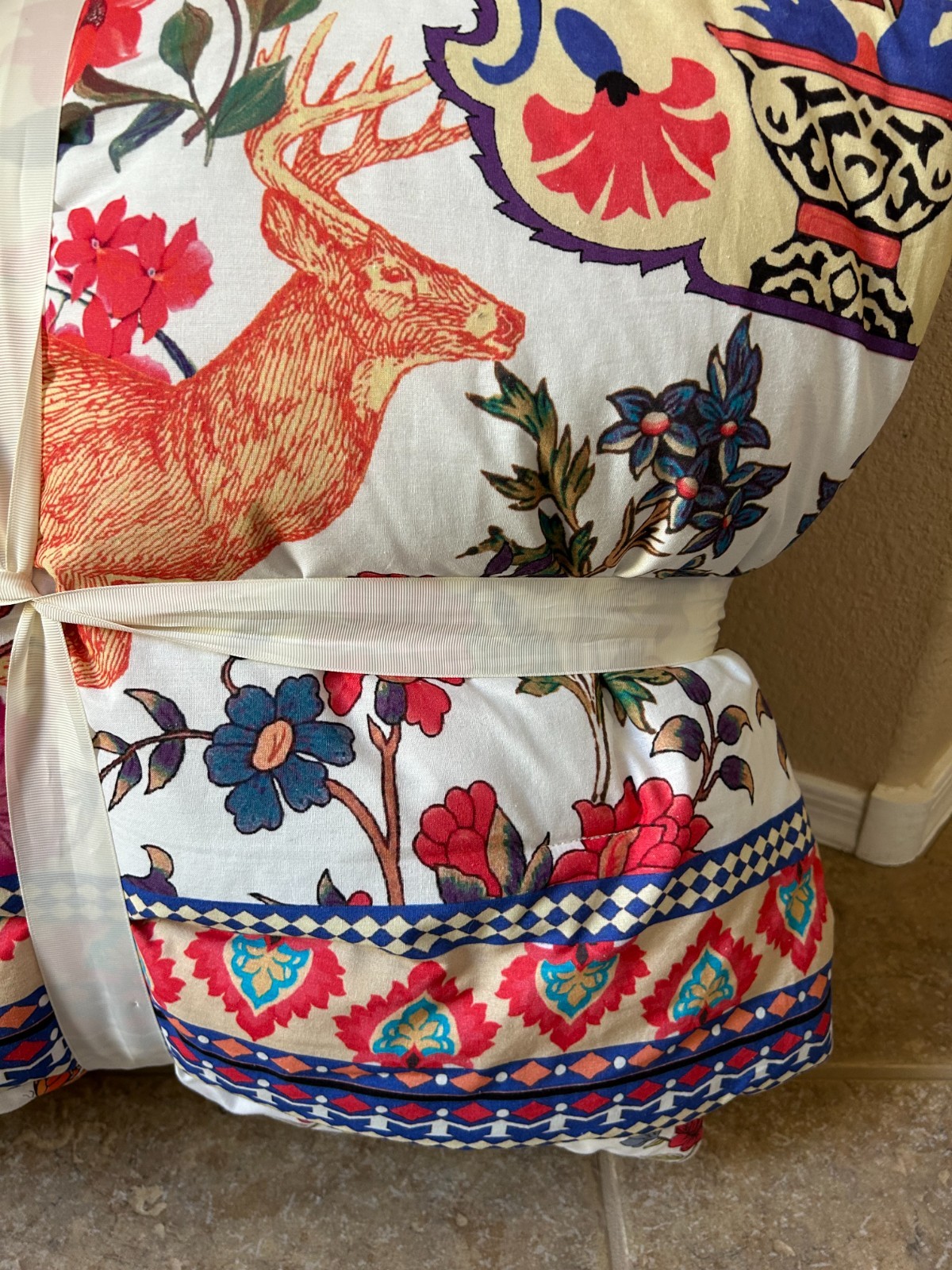 Studio D Kyrie Peacock Floral Comforter Mini Set wShams Full/Queen $209 NWT