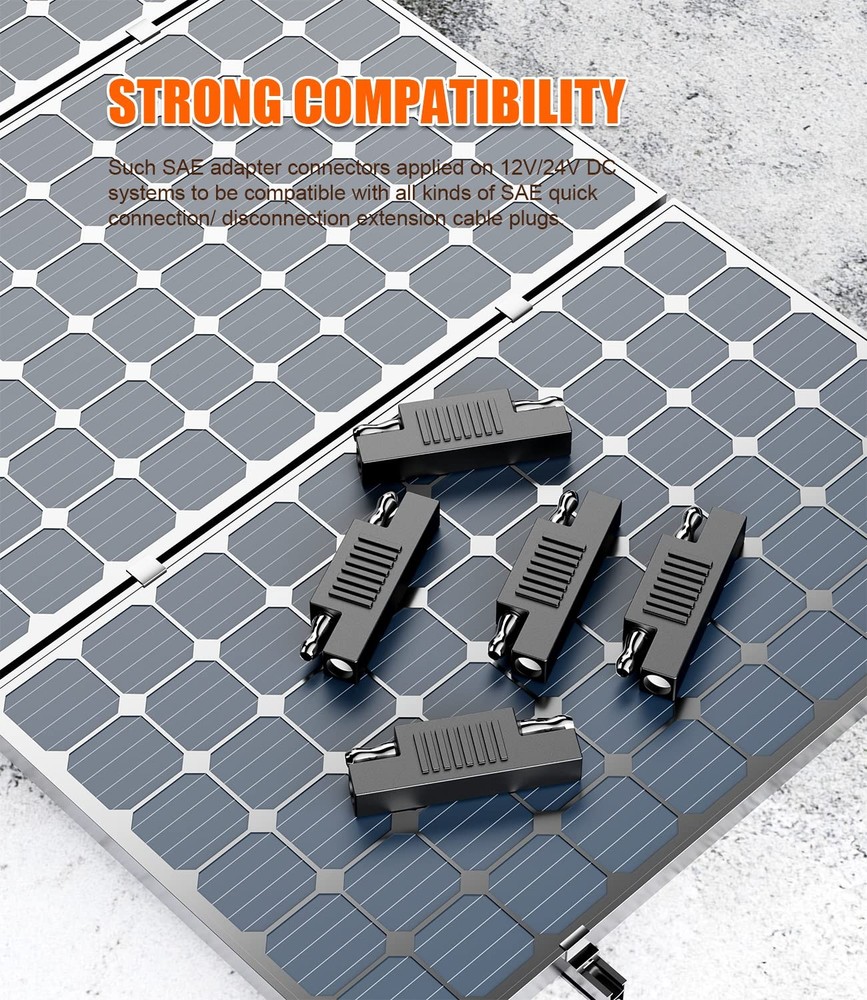 BERLAT SAE Connector SAE to SAE Polarity Reverse Quick Disconnect Cable Plug ...