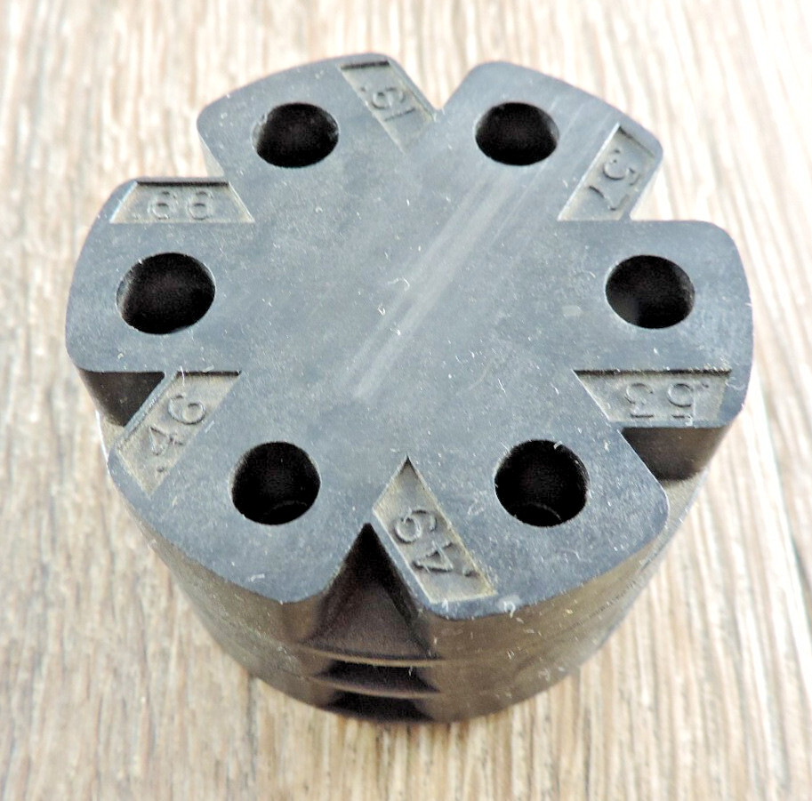 3 Lee Auto Disk Powder Measure Inserts A, B, & D