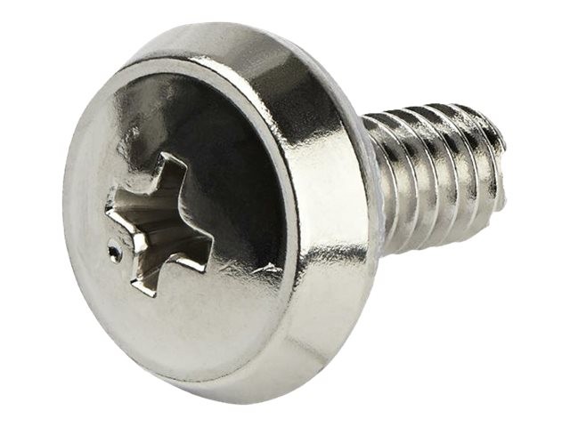 StarTechcom Server Rack Screws 12-24 Pack Nickel Plated Screws