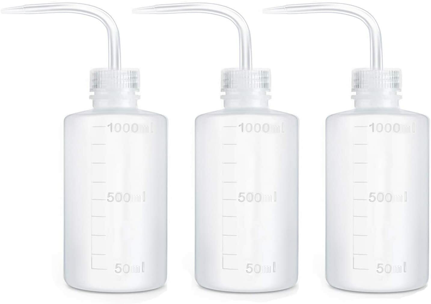 LDPE Clear Lab Safety Squirt Squeeze Bottle 150/250/500ml - Ships From Texas