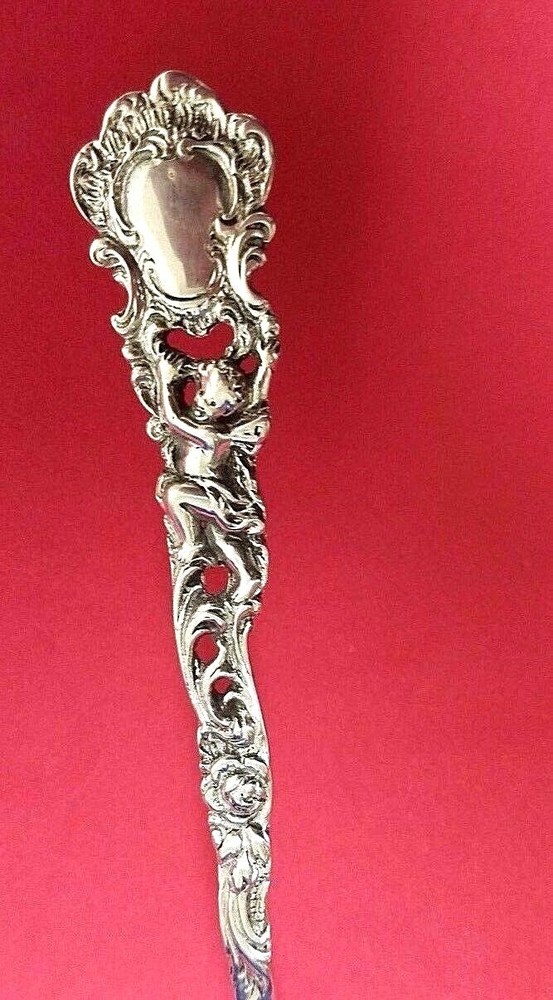 800 Silver Pastry or Pie Server with Cupid (#3258)