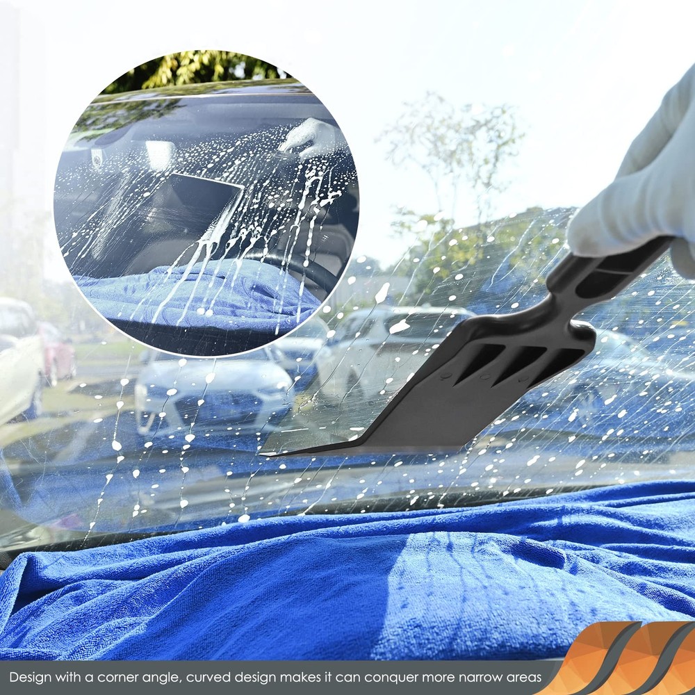 EHDIS Window Tint Bulldozer Squeegee Scrubber Paddle Squeegee, Long White