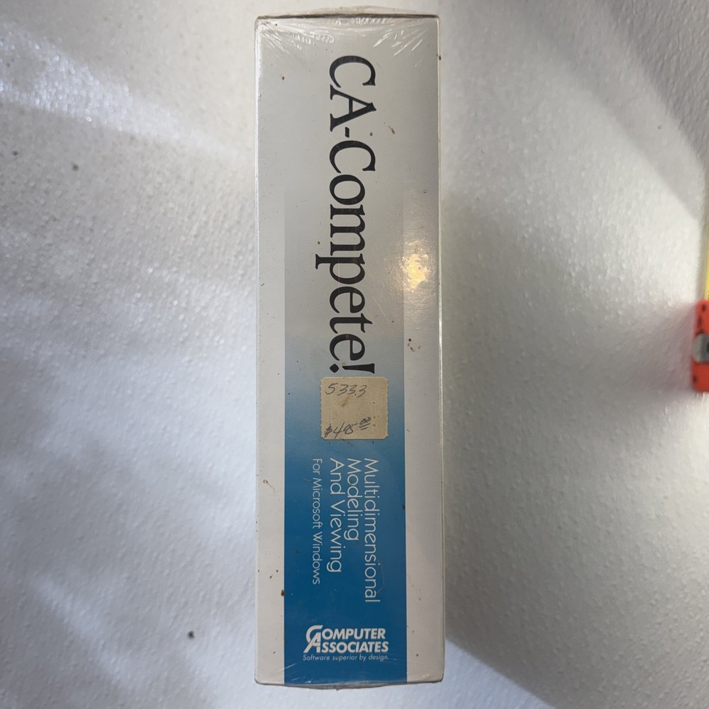 CA-Complete! for Windows Computer Associates 1992 data modeling Demo Copy SEALED