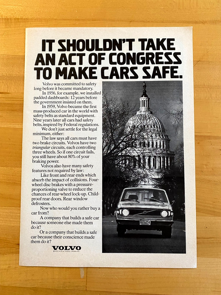 1973 Print Ad Volvo