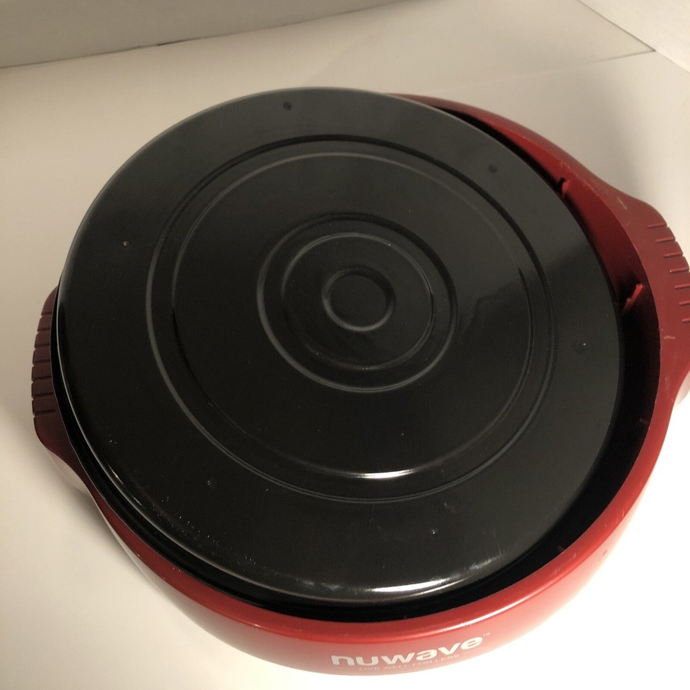 NuWave Infrared Oven Pro Plus 20653 Replacement Part Base Bottom Red + Drip Pan