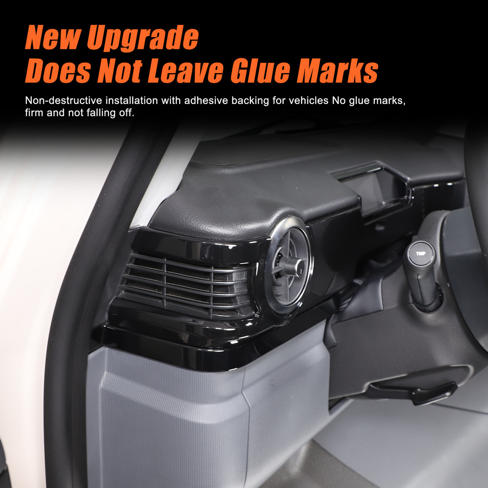 ABS Gloss Black Interior Side Vent Frame for Ineos Grenadier 2022-2024