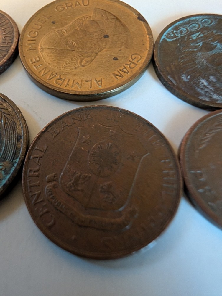 10 Foreign Coins All Different Years Very Nice Condition