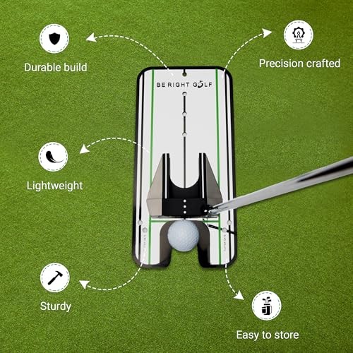 Golf Putting Mirror - Putting Mirror Training Aid - Putting Alignment Practice