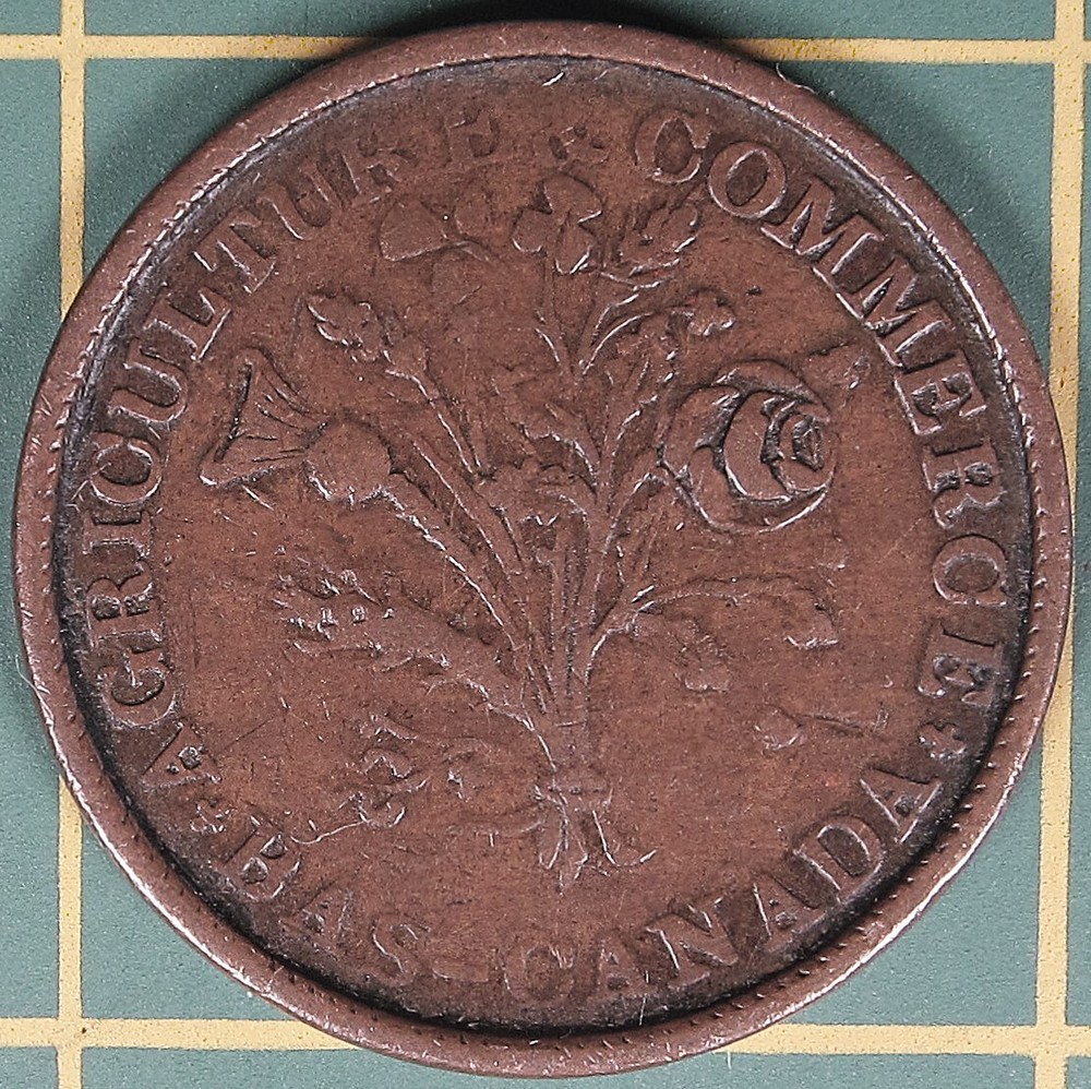 Lower Canada Un Sou token LC-39