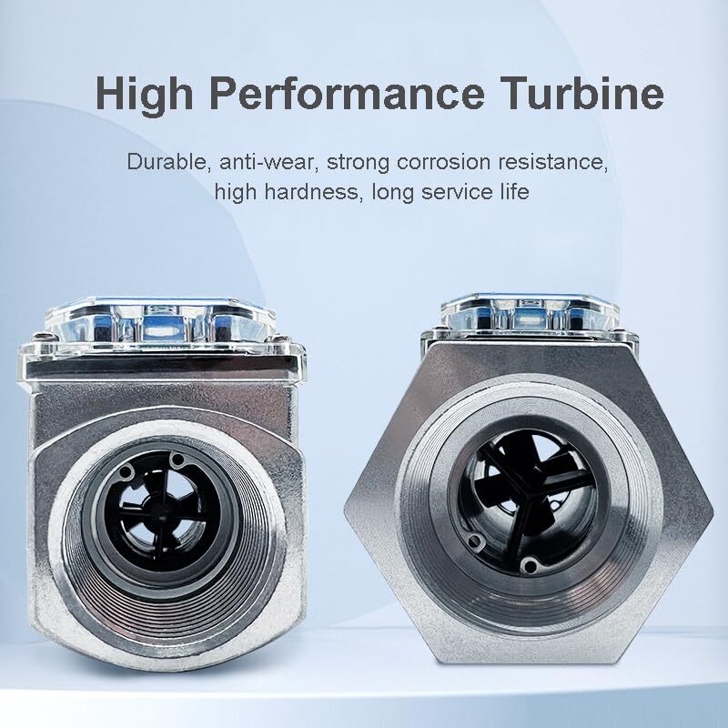 Turbine Flow Meter ±1%Accuracy High Precision Electronic Digital Fuel Flow Test